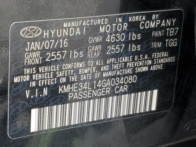 2016 Hyundai Sonata Hybrid