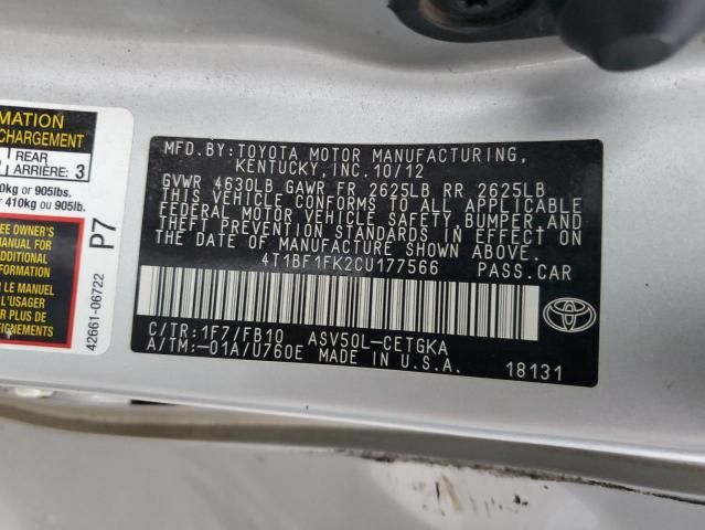 2012 Toyota Camry Base