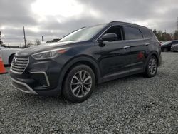 Salvage cars for sale from Copart Mebane, NC: 2017 Hyundai Santa FE SE