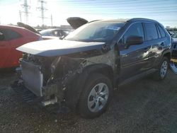 Salvage cars for sale at Elgin, IL auction: 2020 Toyota Rav4 LE