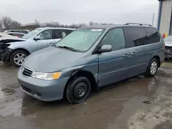 Salvage cars for sale at Duryea, PA auction: 2002 Honda Odyssey EX