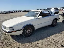 Salvage cars for sale at San Diego, CA auction: 1991 Chrysler TC BY Maserati