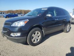 Salvage cars for sale at Assonet, MA auction: 2012 Chevrolet Traverse LT