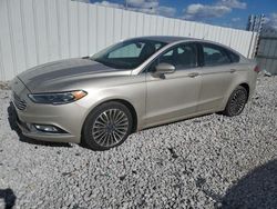 Salvage cars for sale at Columbus, OH auction: 2018 Ford Fusion TITANIUM/PLATINUM