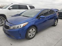 KIA Forte salvage cars for sale: 2017 KIA Forte LX