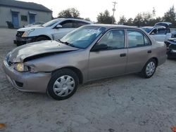 Salvage cars for sale at Midway, FL auction: 2001 Toyota Corolla CE