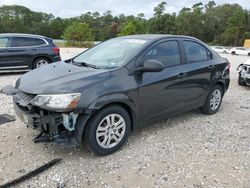 Salvage cars for sale at Houston, TX auction: 2017 Chevrolet Sonic LS