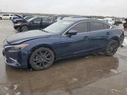 Salvage cars for sale from Copart Grand Prairie, TX: 2016 Mazda 6 Grand Touring