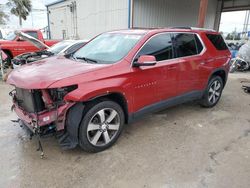 Chevrolet salvage cars for sale: 2018 Chevrolet Traverse LT