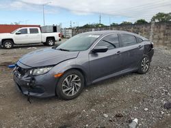 Salvage cars for sale at auction: 2016 Honda Civic EX