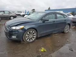 Salvage cars for sale at Woodhaven, MI auction: 2020 Ford Fusion SE