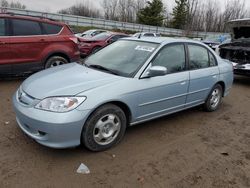 Honda salvage cars for sale: 2004 Honda Civic Hybrid