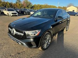 Salvage cars for sale at East Granby, CT auction: 2020 Mercedes-Benz GLC Coupe 300 4matic