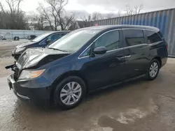 Salvage cars for sale at Franklin, WI auction: 2017 Honda Odyssey SE