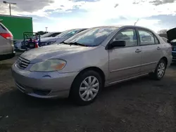 Toyota Corolla ce salvage cars for sale: 2003 Toyota Corolla CE