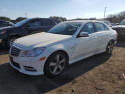 Mercedes-Benz salvage cars for sale: 2012 Mercedes-Benz E 350 4matic