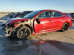 Salvage cars for sale at Grand Prairie, TX auction: 2021 Nissan Sentra SR