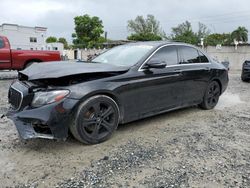 Salvage cars for sale from Copart Opa Locka, FL: 2018 Mercedes-Benz E 300