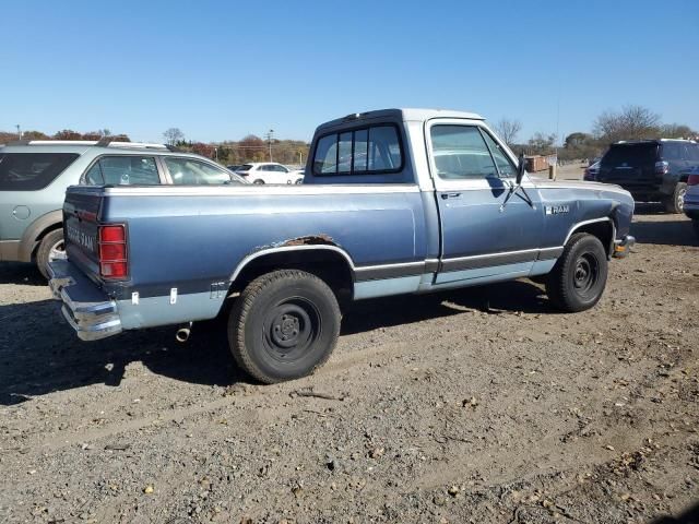 1987 Dodge D-SERIES D100