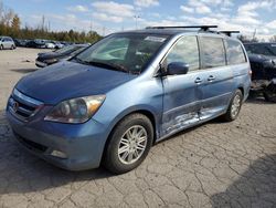 Honda salvage cars for sale: 2007 Honda Odyssey Touring