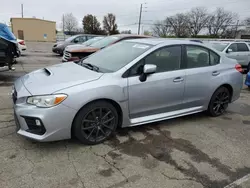 Salvage cars for sale from Copart Moraine, OH: 2018 Subaru WRX Premium