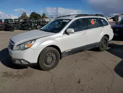 Salvage cars for sale at Nampa, ID auction: 2012 Subaru Outback 2.5I