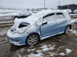 Salvage cars for sale at Colorado Springs, CO auction: 2009 Honda FIT Sport