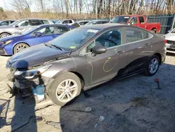 Chevrolet Cruze lt salvage cars for sale: 2017 Chevrolet Cruze LT