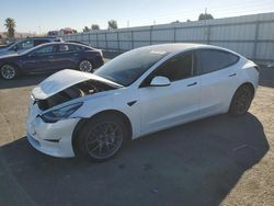 Salvage cars for sale at auction: 2021 Tesla Model 3