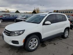 Salvage cars for sale at Littleton, CO auction: 2016 Volkswagen Tiguan S