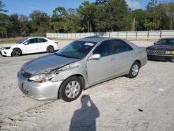 Salvage cars for sale at Fort Pierce, FL auction: 2003 Toyota Camry LE