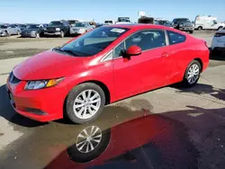 Honda salvage cars for sale: 2012 Honda Civic EX