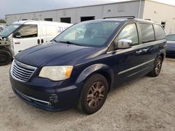 Salvage cars for sale at Jacksonville, FL auction: 2012 Chrysler Town & Country Limited