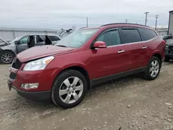 Chevrolet salvage cars for sale: 2012 Chevrolet Traverse LT