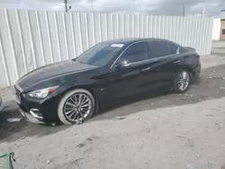 Infiniti salvage cars for sale: 2018 Infiniti Q50 Luxe