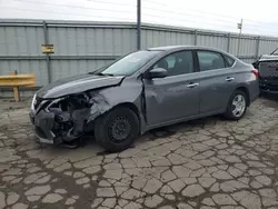 Salvage cars for sale at Dyer, IN auction: 2017 Nissan Sentra S