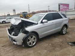 Salvage cars for sale at Chicago Heights, IL auction: 2014 Mercedes-Benz ML 350 4matic