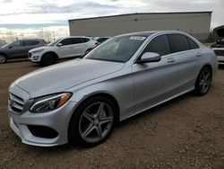 Salvage cars for sale at Rocky View County, AB auction: 2016 Mercedes-Benz C 300 4matic