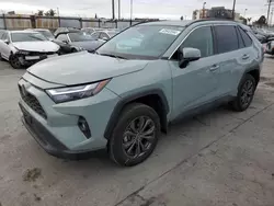 Salvage cars for sale at Los Angeles, CA auction: 2022 Toyota Rav4 XLE Premium