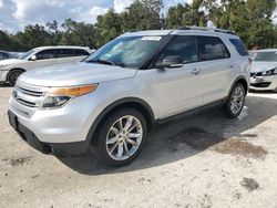 Ford Explorer salvage cars for sale: 2015 Ford Explorer XLT