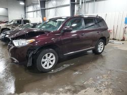 Toyota salvage cars for sale: 2013 Toyota Highlander Base