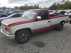 Salvage trucks for sale at Riverview, FL auction: 1990 Chevrolet GMT-400 C1500