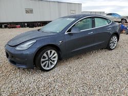 Salvage cars for sale at Temple, TX auction: 2019 Tesla Model 3