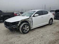 Salvage cars for sale at Haslet, TX auction: 2014 KIA Optima LX