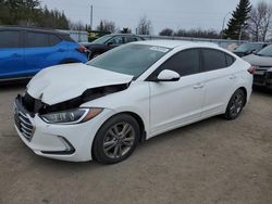 Salvage cars for sale at Bowmanville, ON auction: 2018 Hyundai Elantra SEL