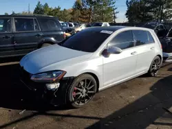 Salvage cars for sale at Denver, CO auction: 2018 Volkswagen GTI S/SE