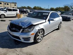 Salvage cars for sale from Copart Wilmer, TX: 2014 Mercedes-Benz C 250