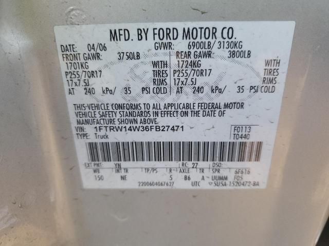 2006 Ford F150 Supercrew