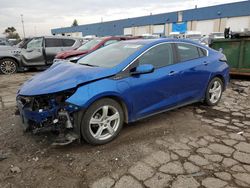 Vehiculos salvage en venta de Copart Woodhaven, MI: 2018 Chevrolet Volt LT