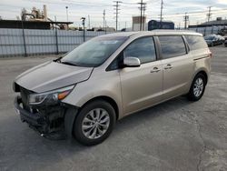 KIA salvage cars for sale: 2016 KIA Sedona LX